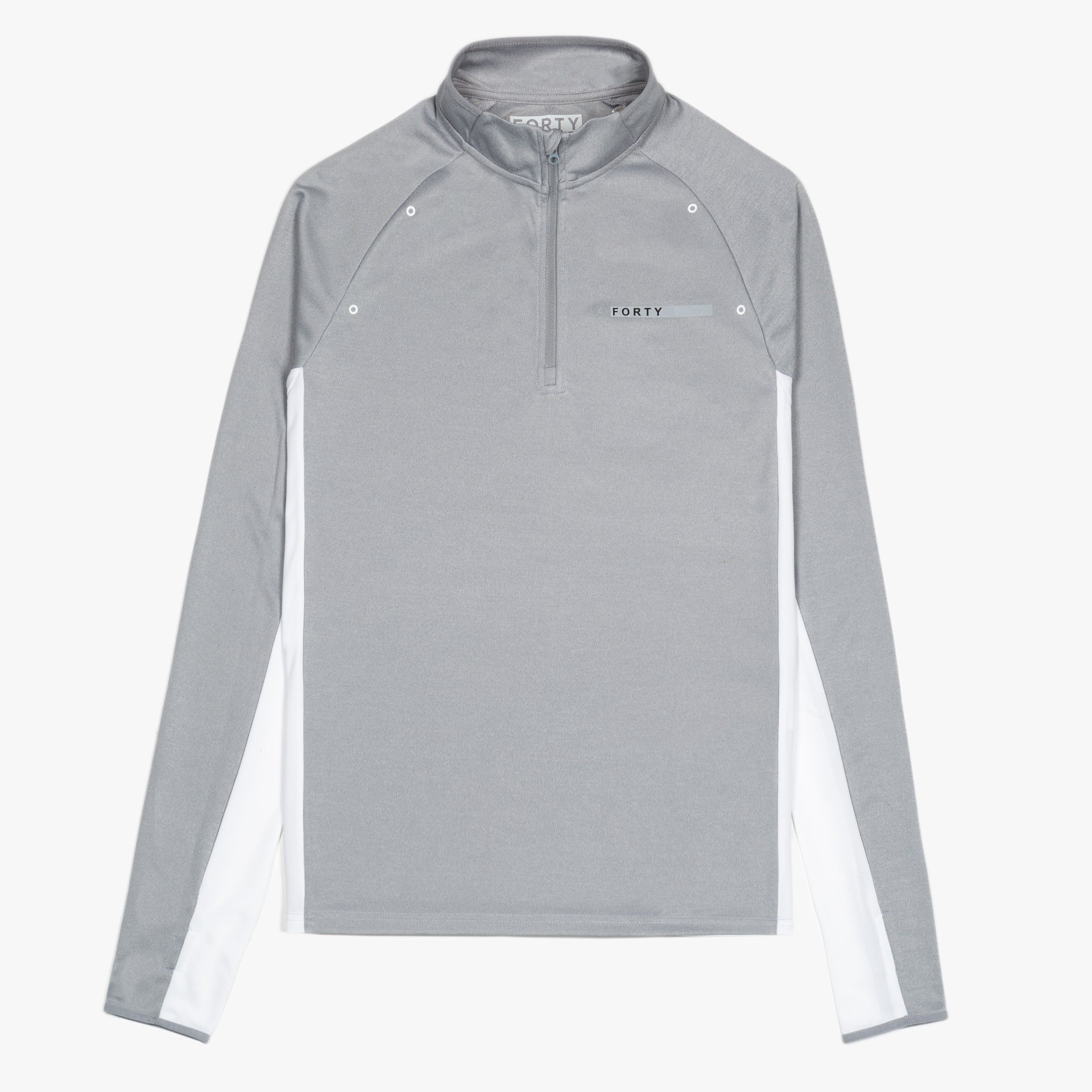 Foster 1/4 Zip Sports Tech (Grey/White)