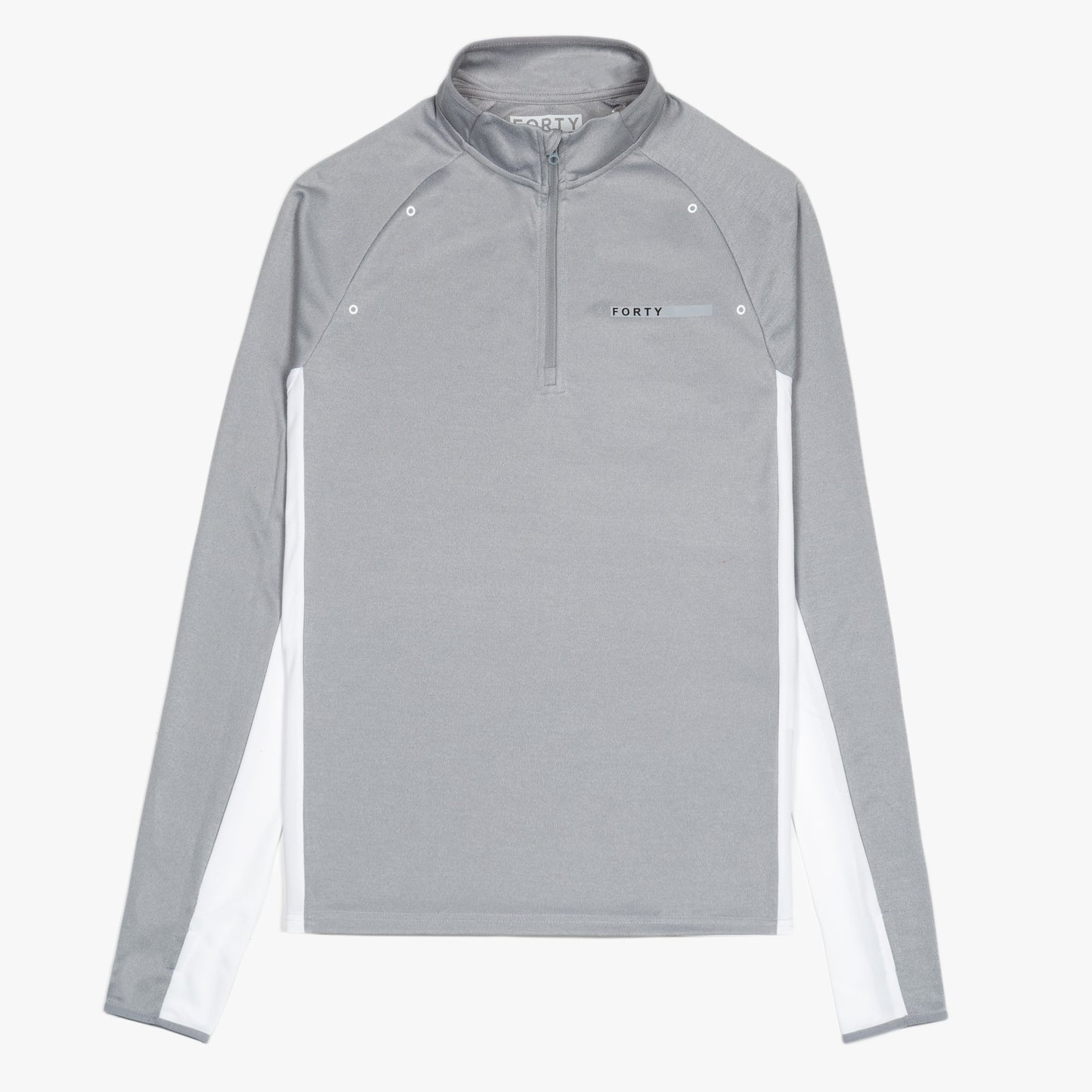 Foster 1/4 Zip Sports Tech (Grey/White)