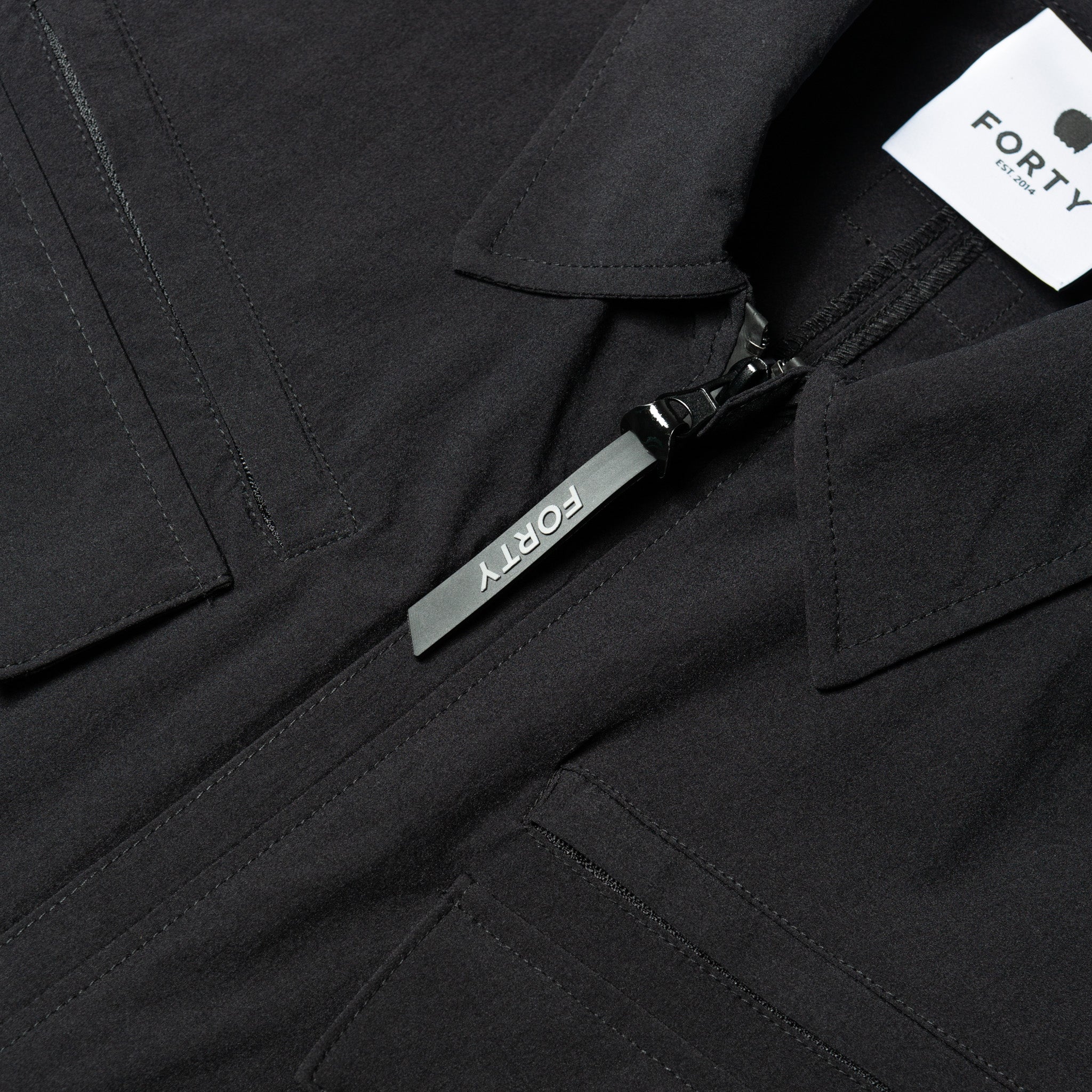 Arran Tech Overshirt (Black)