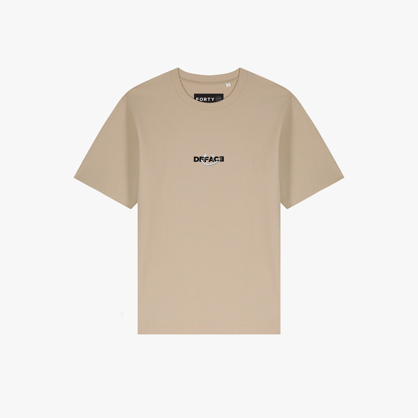 D-Face Tee (Beige Dust)