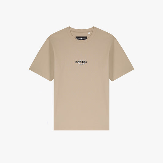 D-Face Tee (Beige Dust)