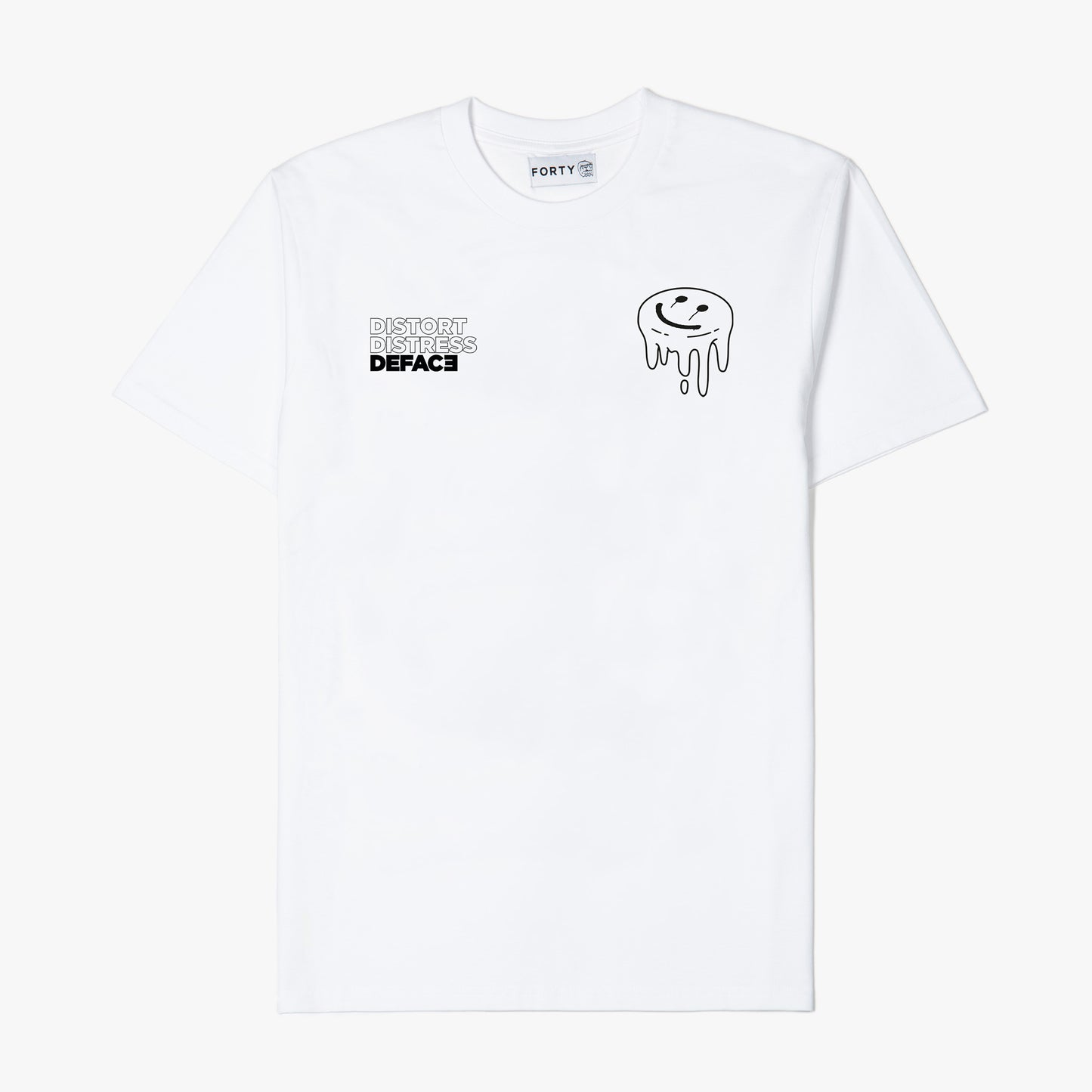 Deface Chromo Tee (White/Photochromic)