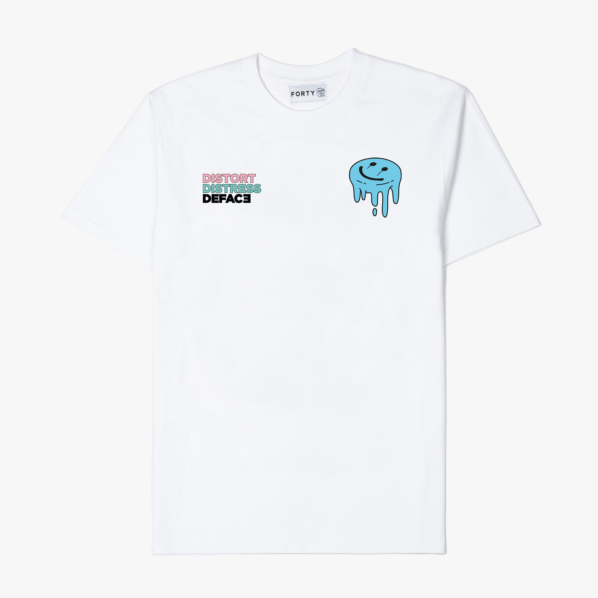 Deface Chromo Tee (White/Photochromic)