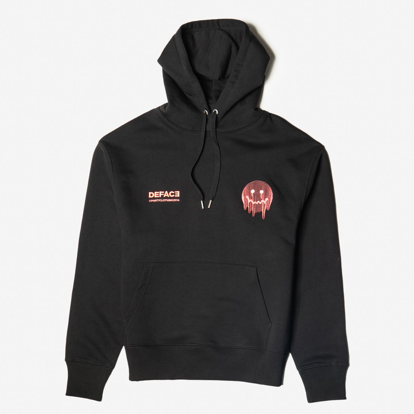 Deface TOPO Hoodie (Black/Pink)