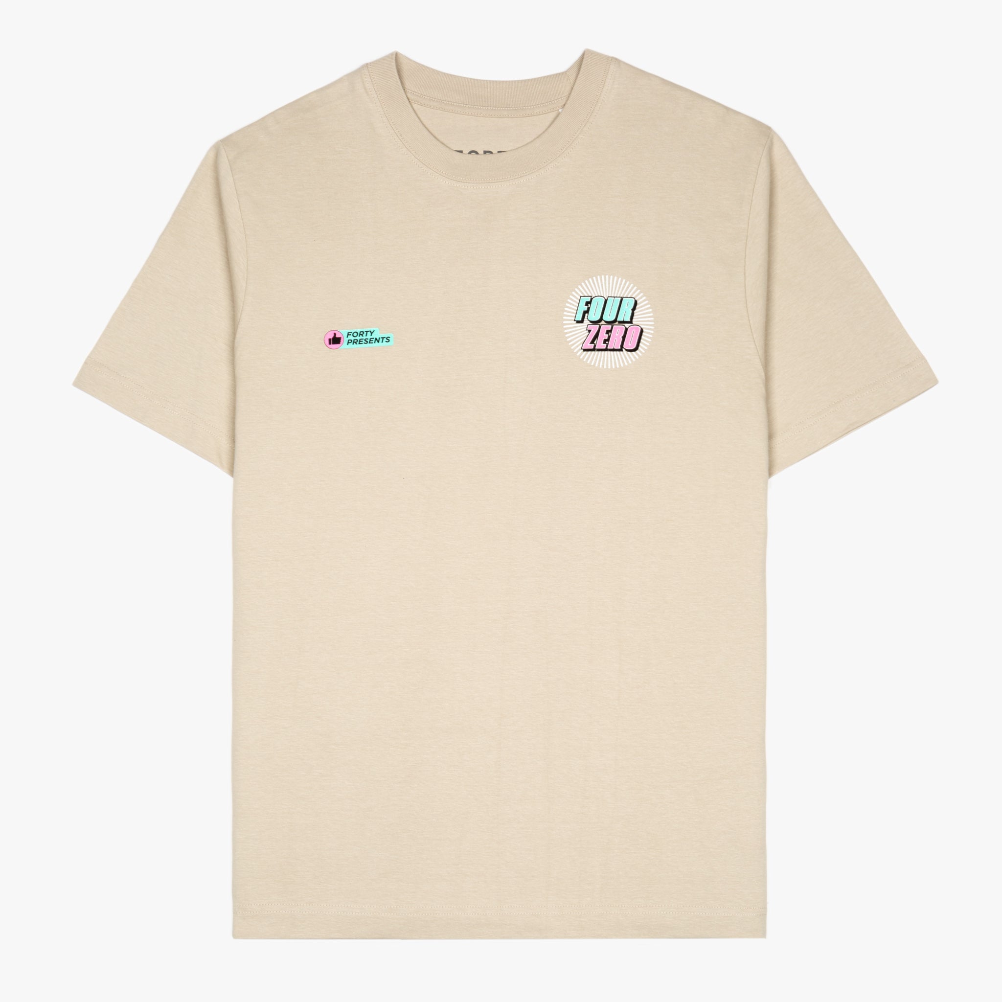 Four Zero Powder Tee (Beige Dust)