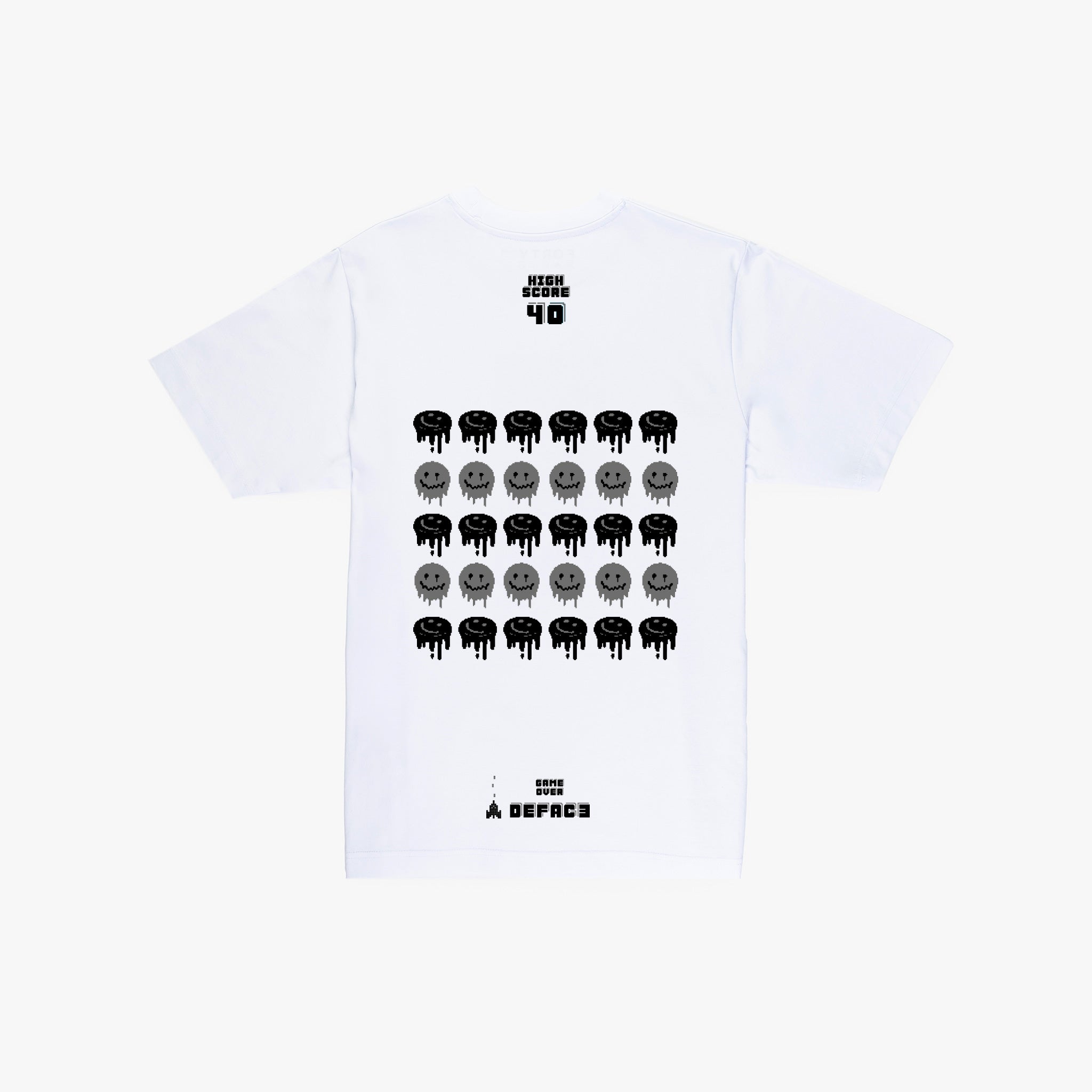 Deface Invaders Tee (White)