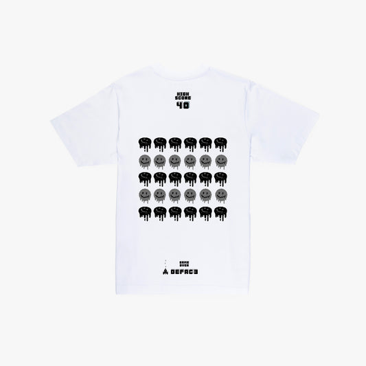 Deface Invaders Tee (White)