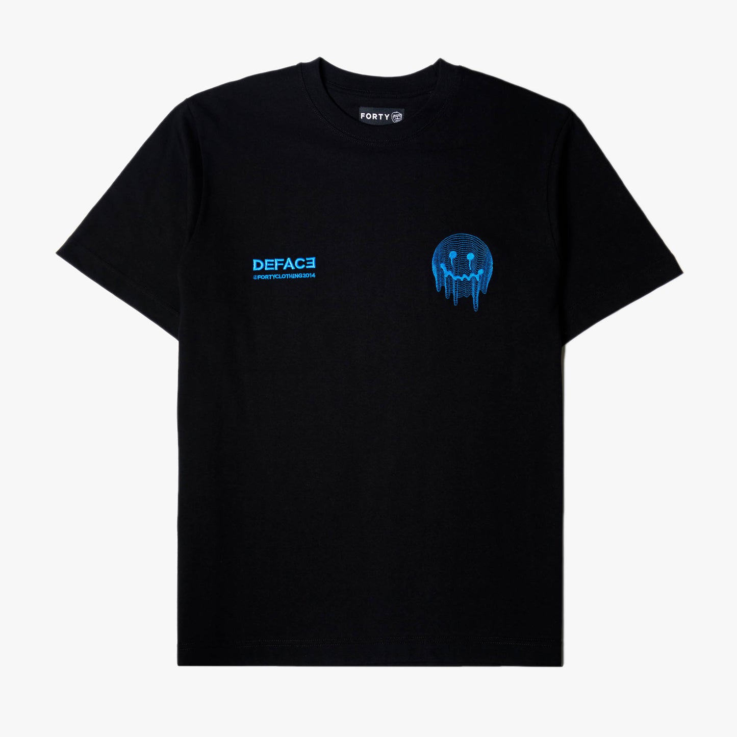 Deface TOPO Tee (Black/Electric)