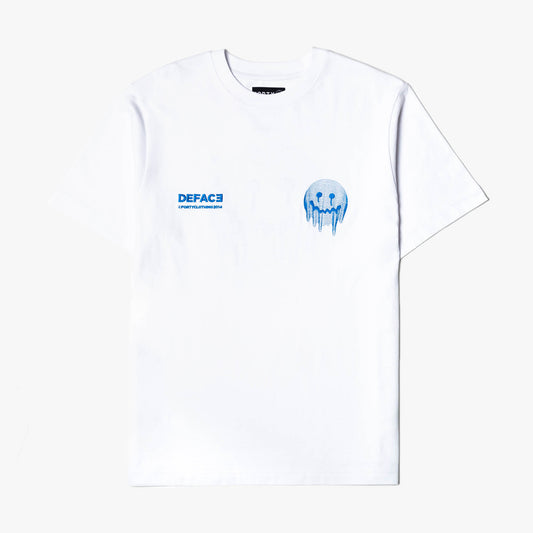 Deface TOPO Tee (White/Electric)