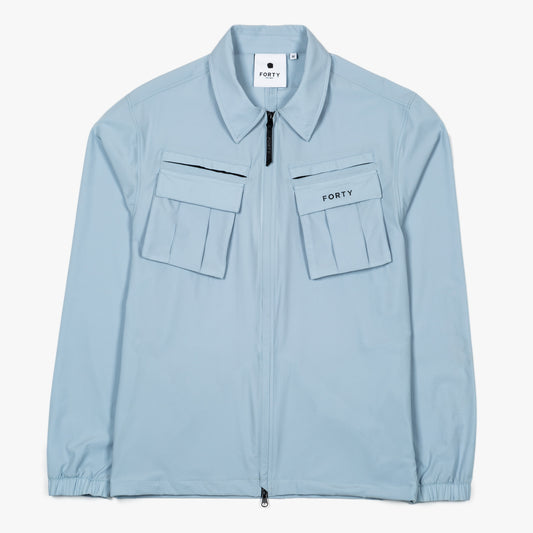 Arran Tech Overshirt (Cyanus Blue)