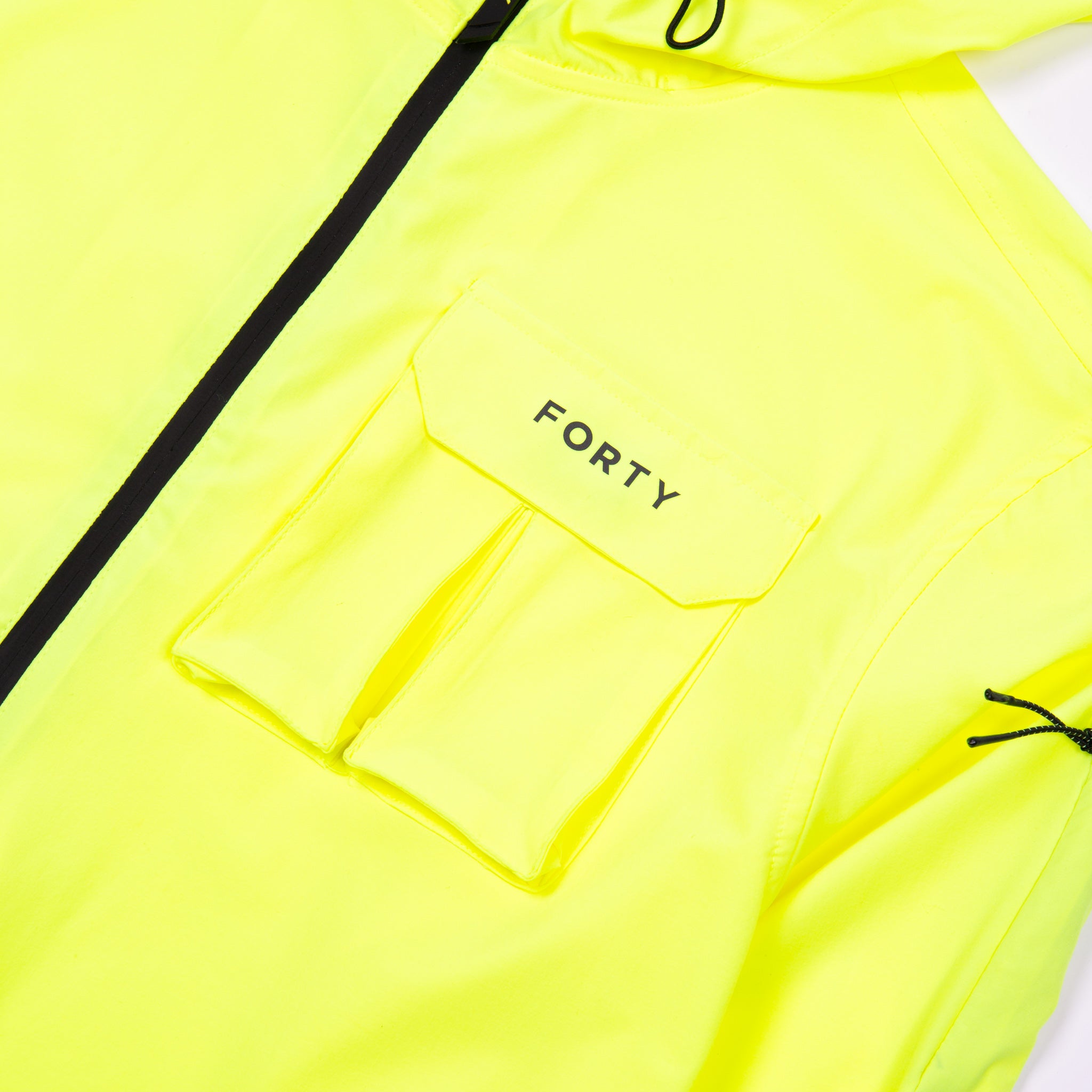 Callan Hooded Tech Overshirt (Neon Yellow)