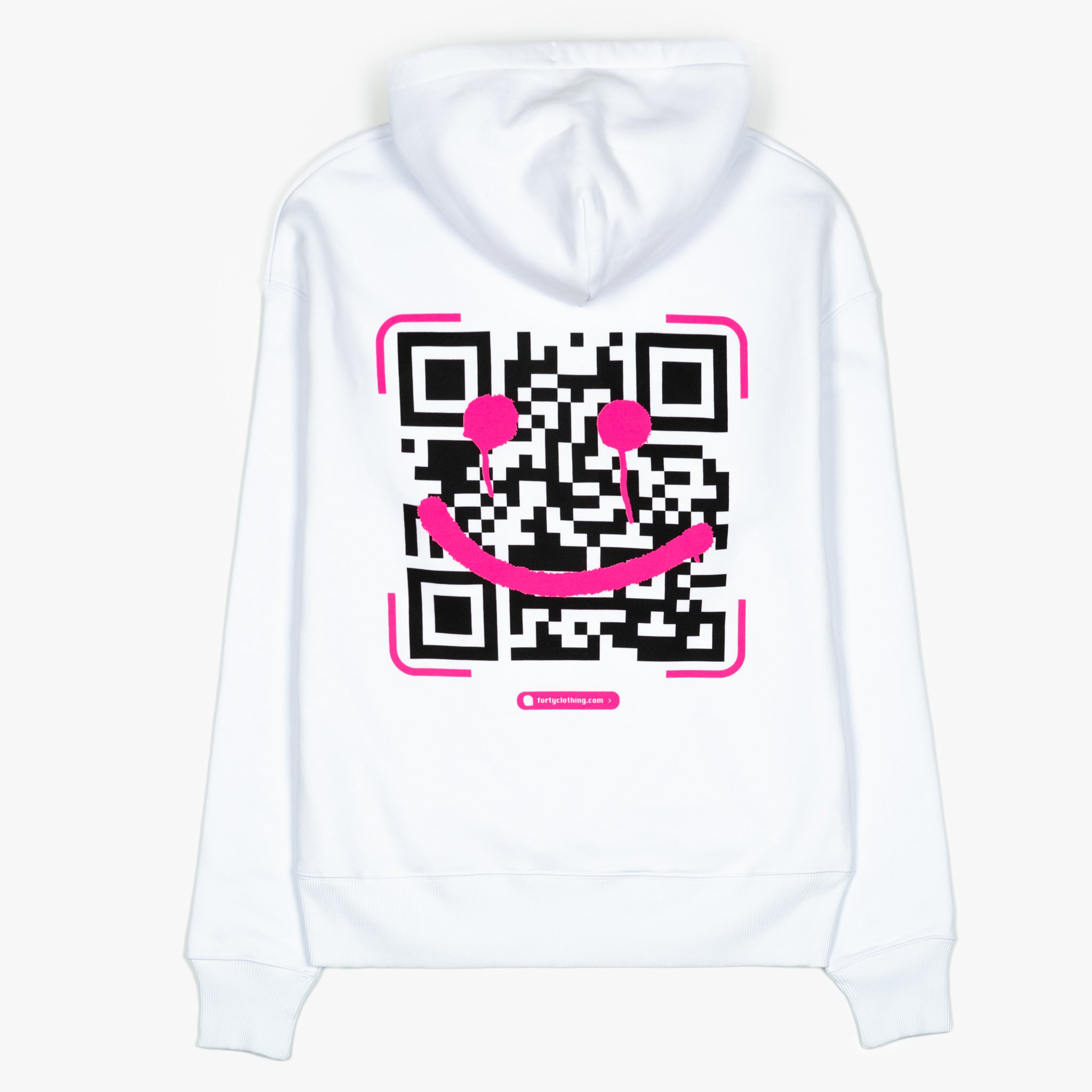 Cure Hoodie (White/Pink)