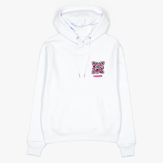 Cure Hoodie (White/Pink)