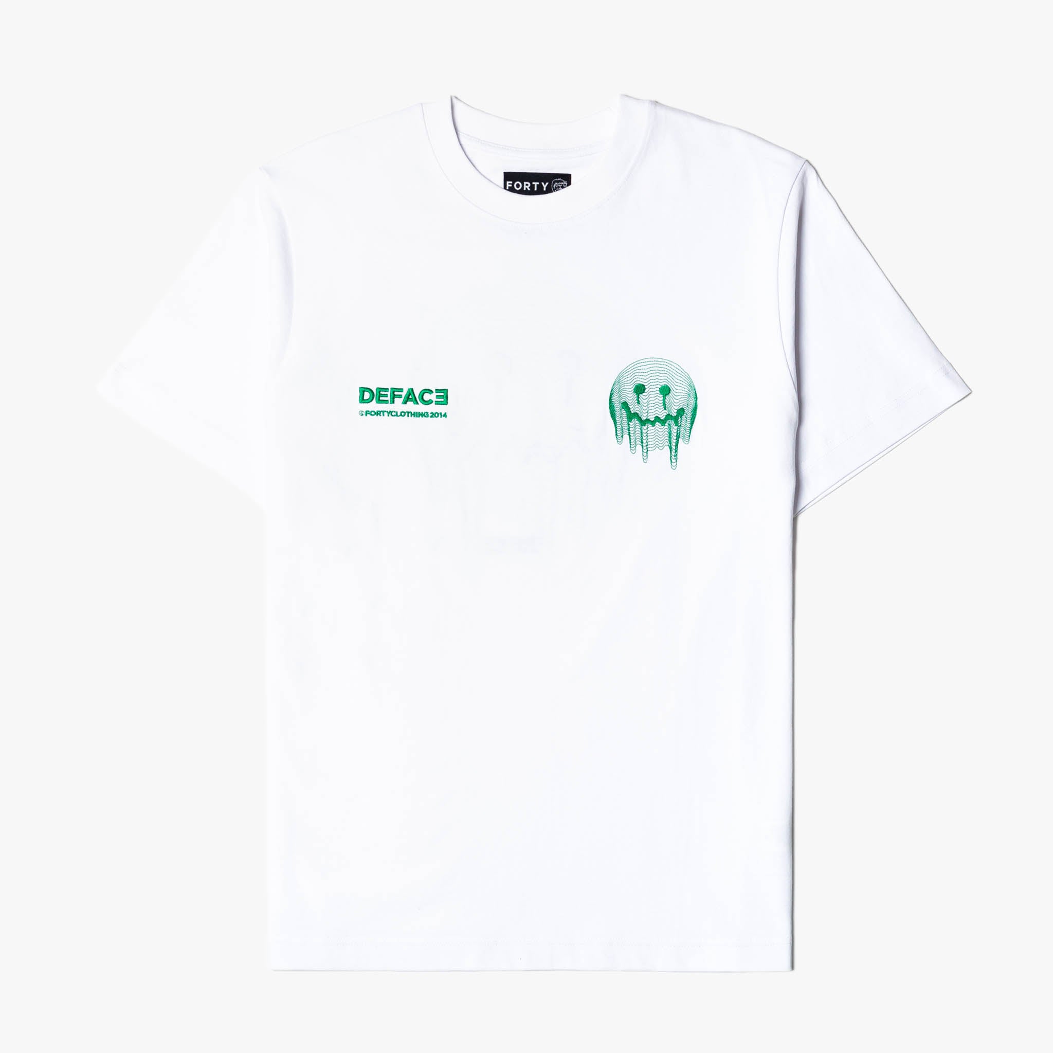 Deface TOPO Tee (White/Green)