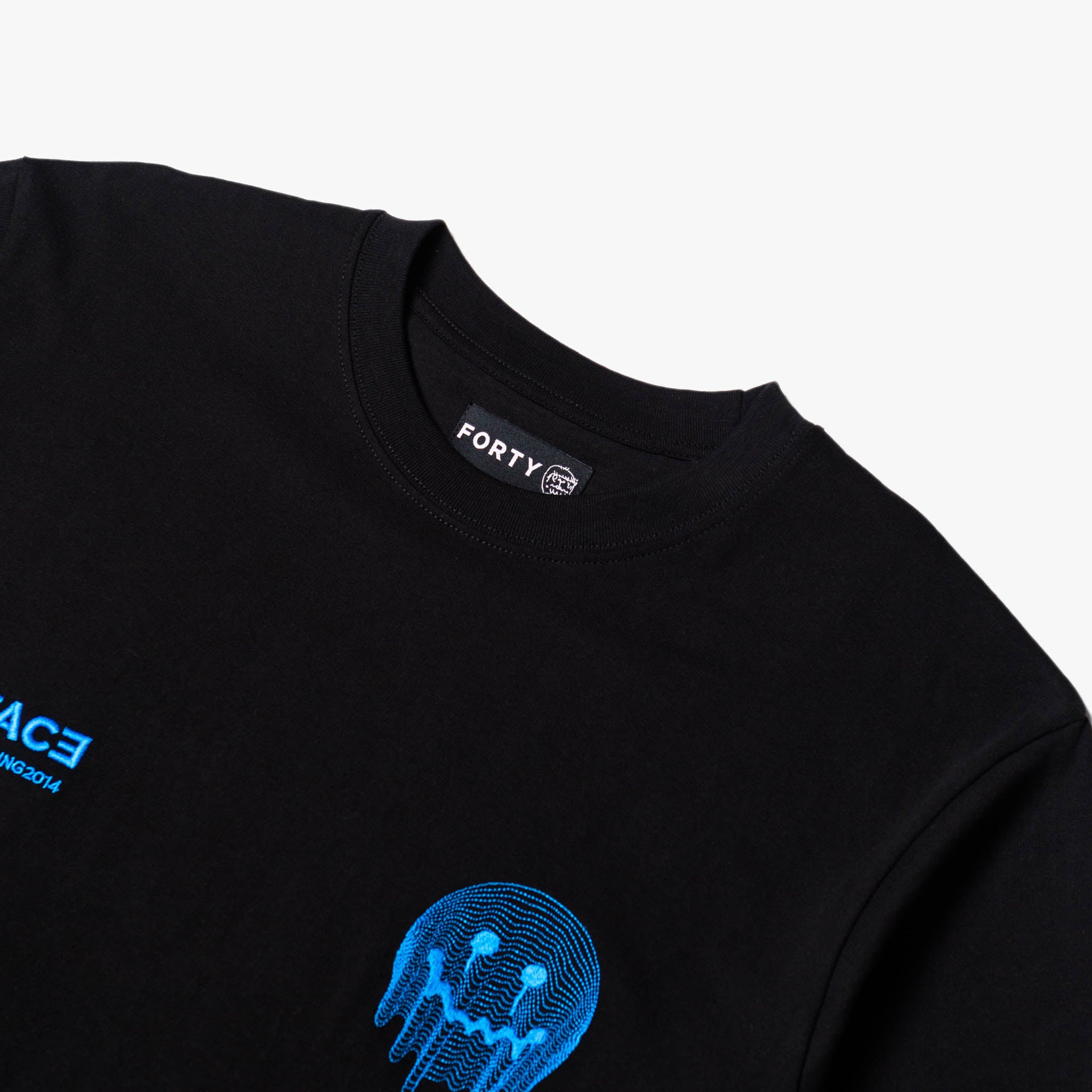 Deface TOPO Tee (Black/Electric)