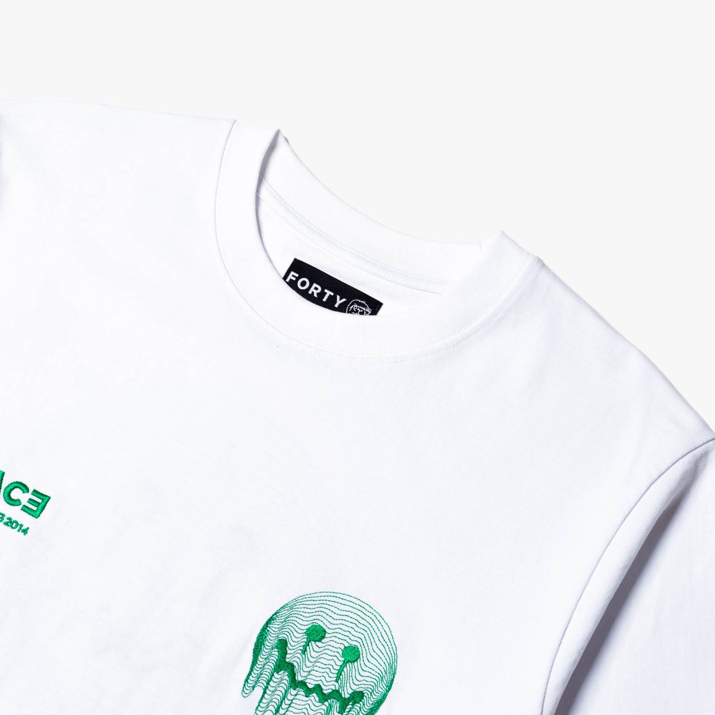 Deface TOPO Tee (White/Green)