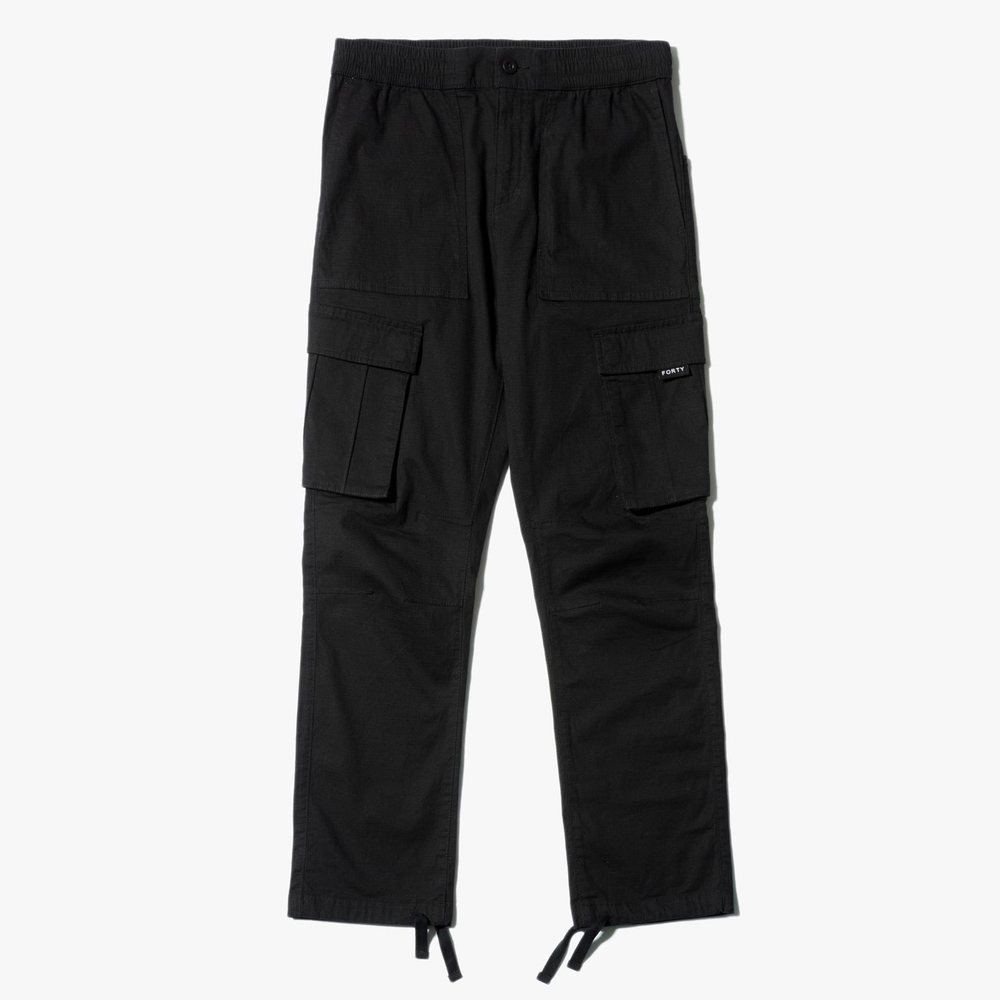 Rip Twill Ripstop Cargo Pants (Black)