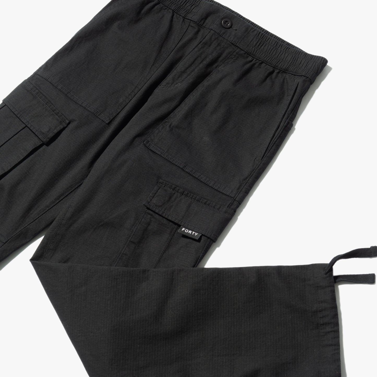 Rip Twill Ripstop Cargo Pants (Black)