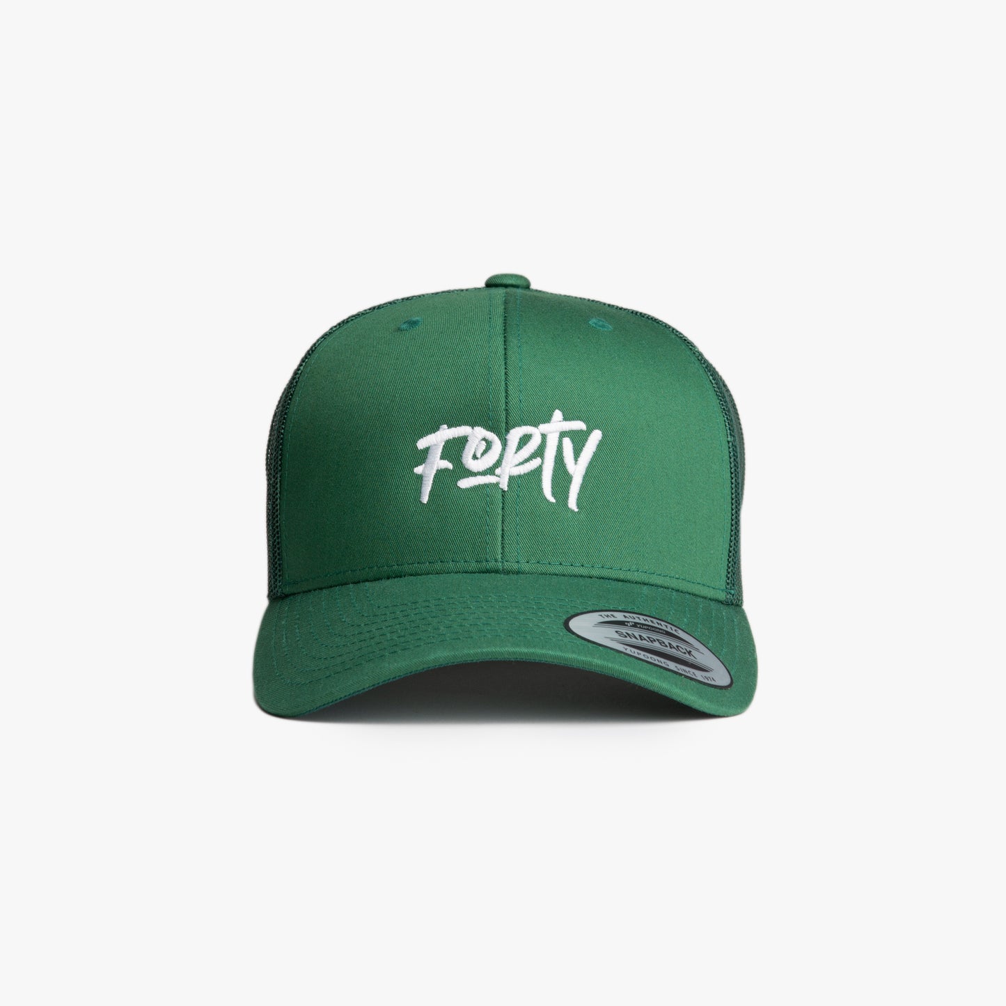 Sigmund Trucker Cap (Evergreen/White)