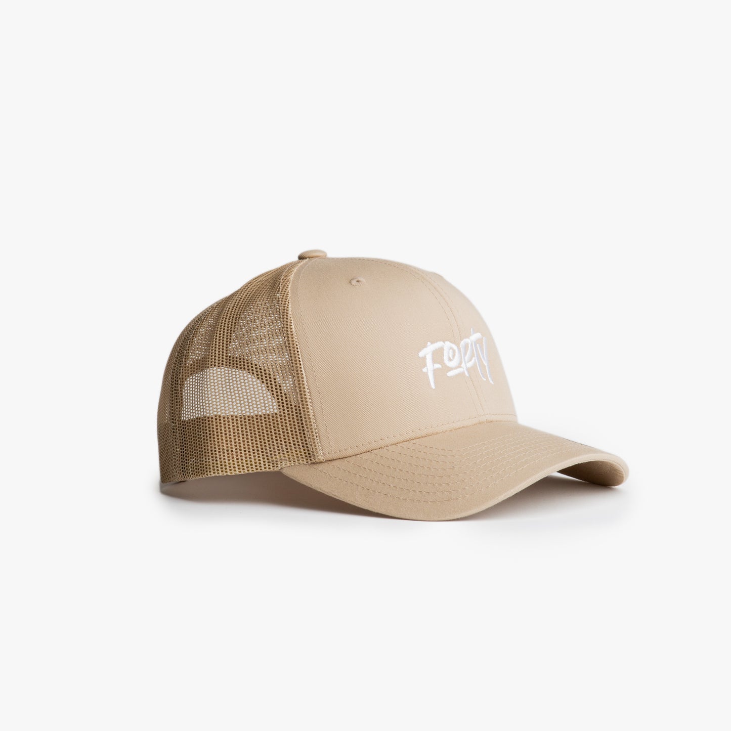 Sigmund Trucker Cap (Stone/White)