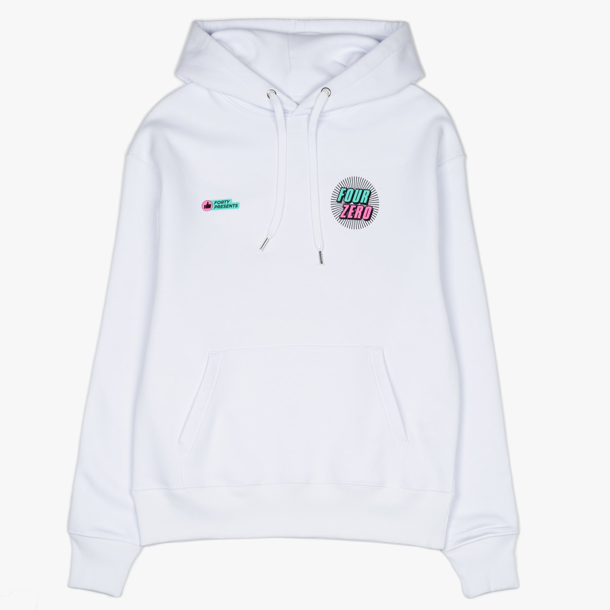 Four Zero Powder Hoodie (White)