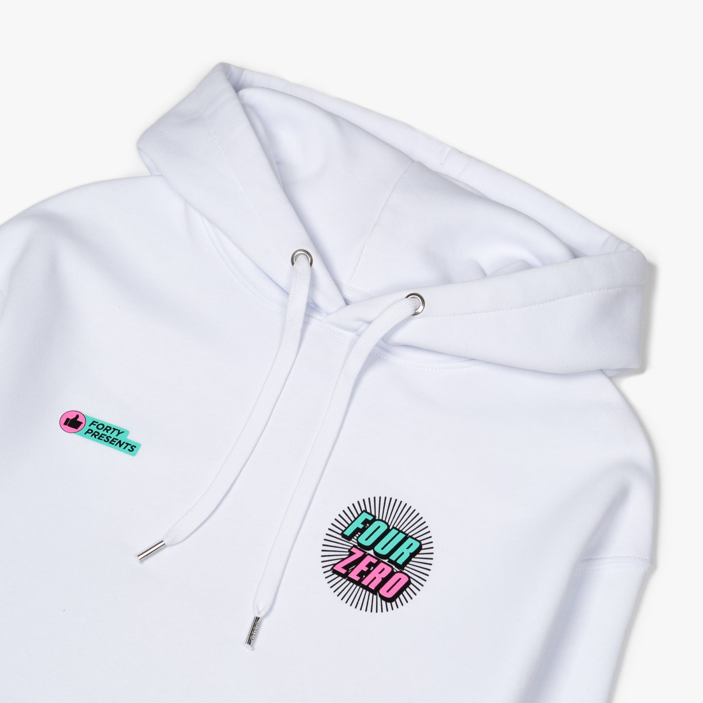 Four Zero Powder Hoodie (White)